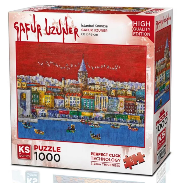 Ks Games İstanbul Kırmızısı Puzzle 1000 Parça 20791 - Image 1
