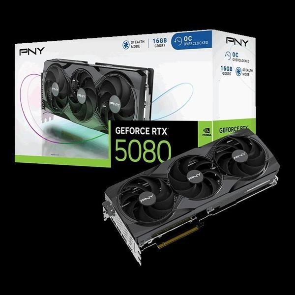 TEKNOTEG - OX - Pny Rtx 5080 16gb Gddr7 256bit (vcg508016tfxpb1-o) - Image 1