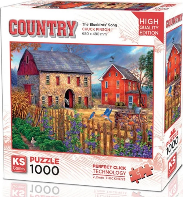 Ks Games Bluebirds's Song Puzzle 1000 Parça 20676 - Image 1