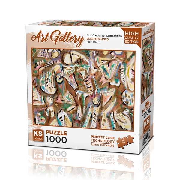 KS Games No.10 Abstract Composition Puzzle 1000 Parça 20663 - Image 1