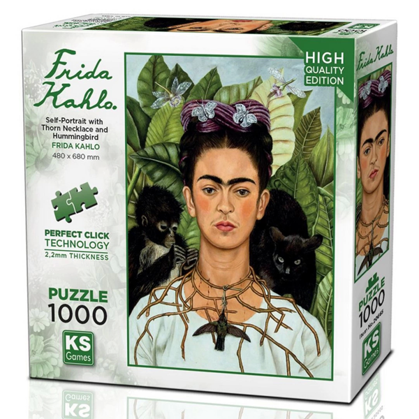 KS Games Self-Portrait with Thorn Necklace Puzzle 1000 Parça 20665 - Image 1