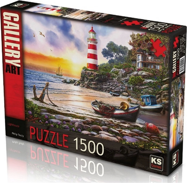 Ks Games Lighthouse Puzzle 1500 Parça 22040 - Image 1