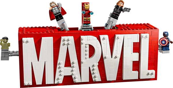 LEGO Marvel MARVEL Logosu ve Minifigürleri 76313 - Image 1
