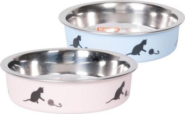 Karlie Çelik Kedi Mama Kabı Mavi 160Ml  - Image 1