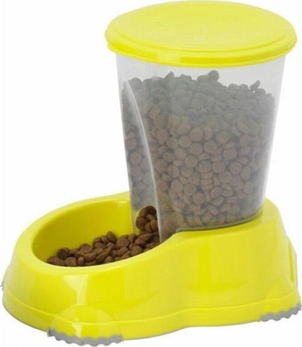 Moderna Smart Hazneli Kedi ve Köpek Mama Kabı Sarı 3 Lt - Image 1