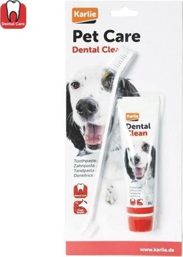 Karlie Köpek Diş Fırçası + Macunu 85g  - Image 1
