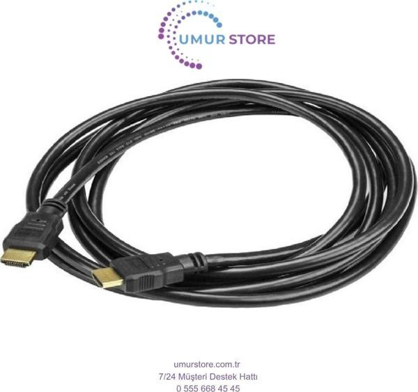 HDMI Kablosu 3D LCD Monitör Tv Bağlantı Kablosu 3 Metre - Image 1