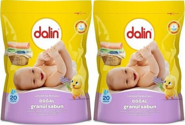 Dalin Doğal Granül Sabun Toz Deterjan 2'li 1000*2  2000 Gr - Image 1