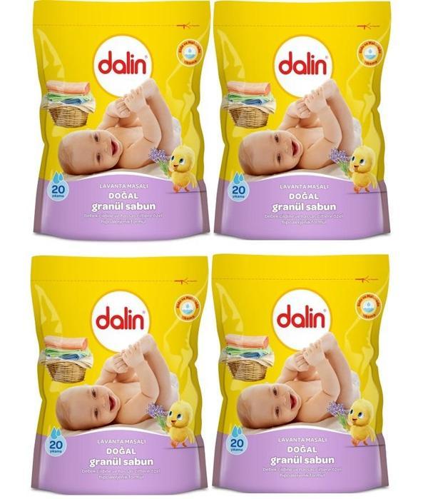 Dalin Doğal Granül Sabun Toz Deterjan 4'lü 1000*4 4000 Gr - Image 1