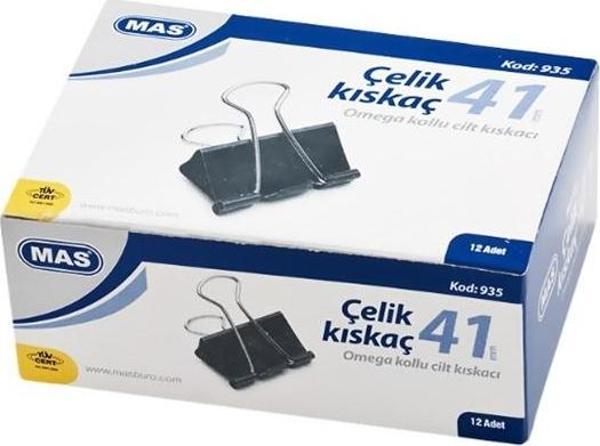 Mas Çelik Kıskaç 41 Mm 12 li - Image 1