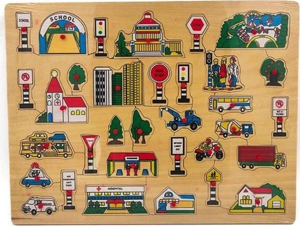 Ahşap Bultak Şehir Puzzle - Image 1