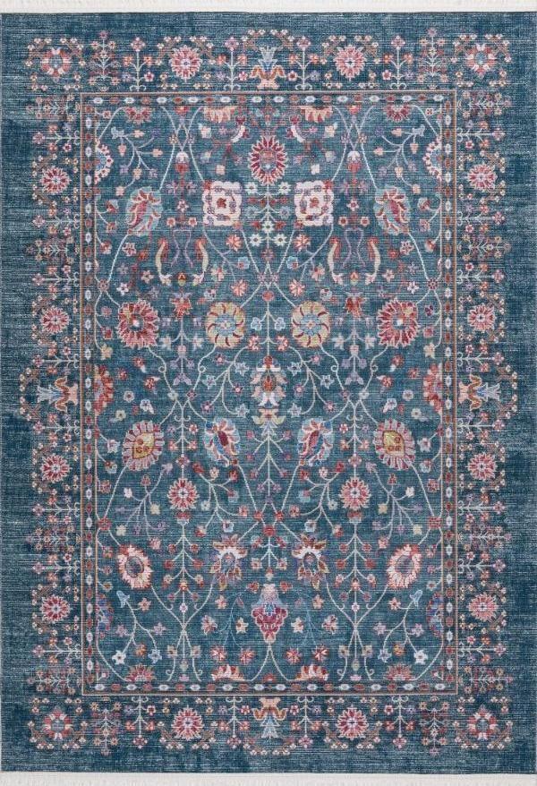 Pastel Halı Twist PS1164N Mavi Serisi Salon Oturma Yatak Odası Halısı - Image 1