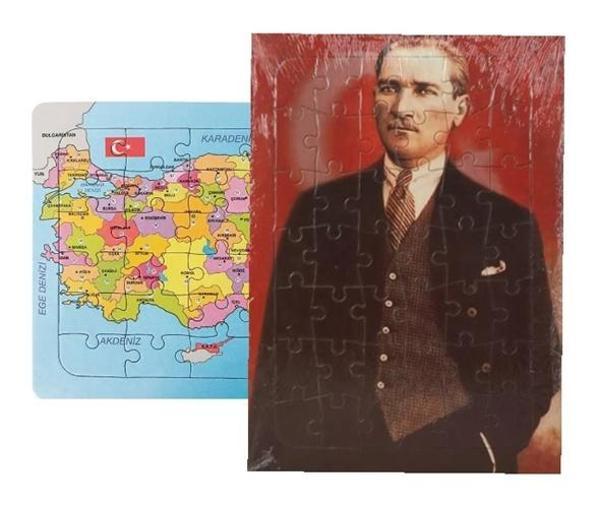 Eser Puzzle Türkiye Haritası - Atatürk 25X35 Yap boz - 2 adet - Image 1