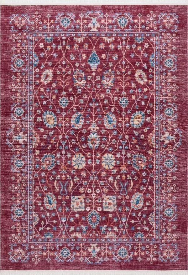 Pastel Halı Twist PS1164 Kırmızı Serisi Salon Oturma Yatak Odası Halısı - Image 1