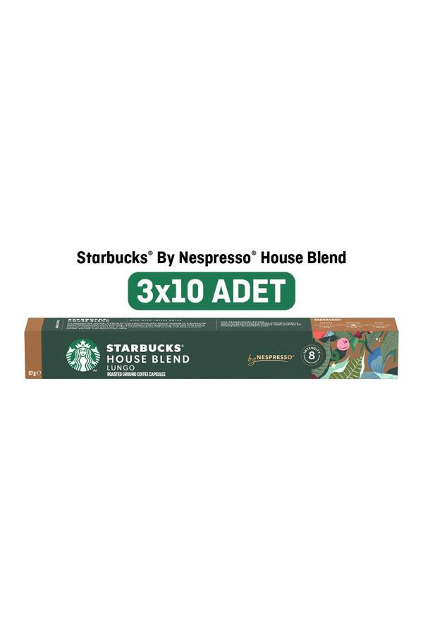 Starbucks By Nespresso House Blend Kapsül Kahve 3 X 10 adet  - Image 1