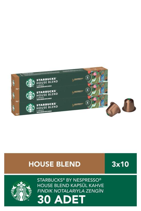 Starbucks By Nespresso House Blend Kapsül Kahve 3 X 10 adet  - Image 1