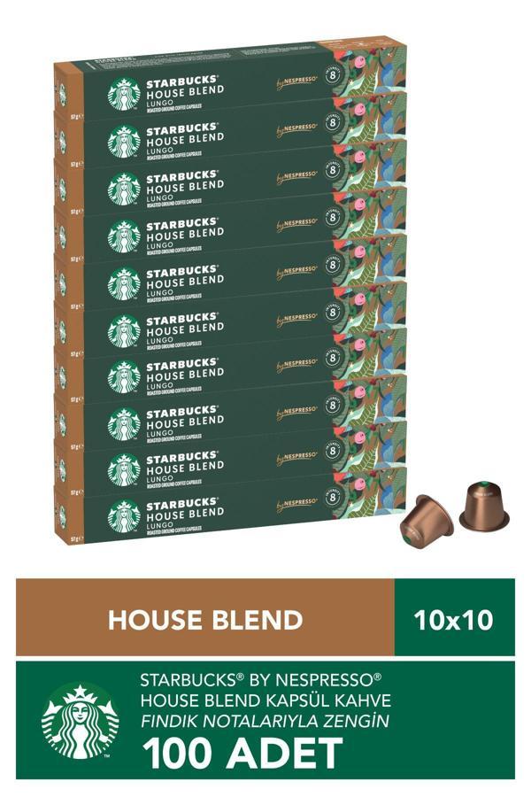 Starbucks By Nespresso House Blend Kapsül Kahve 10 X 10 adet  - Image 1