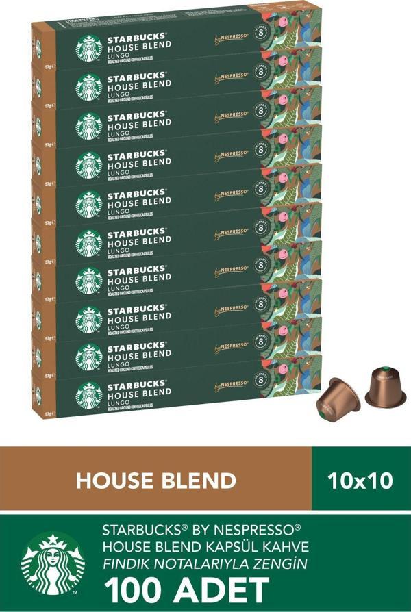 Starbucks By Nespresso House Blend Kapsül Kahve 10 X 10 adet  - Image 1