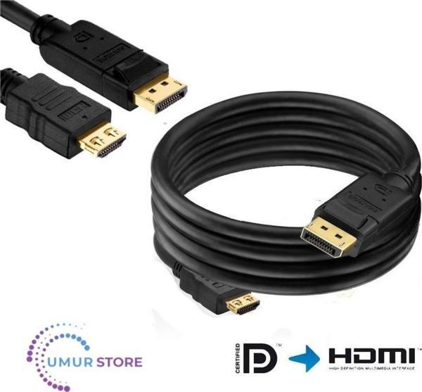 Displayport To HDMI Dönüştürücü Kablo 5 Metre - Image 1