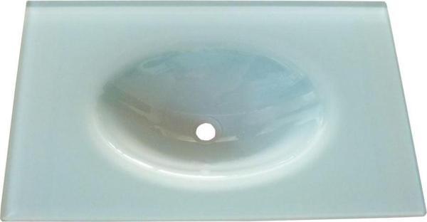 Cam Lavabo 12 mm 100 x 56 cm Beyaz - Image 1