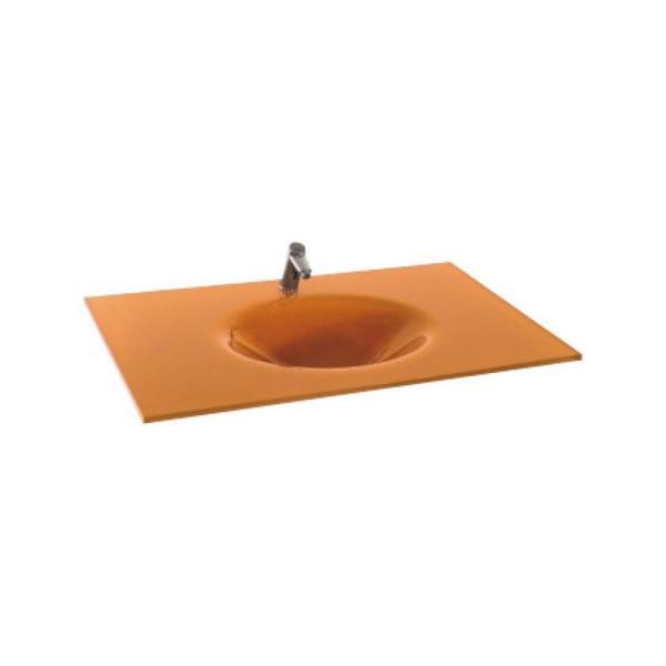 Cam Lavabo Kades Modeli 100x56 cm - Image 1