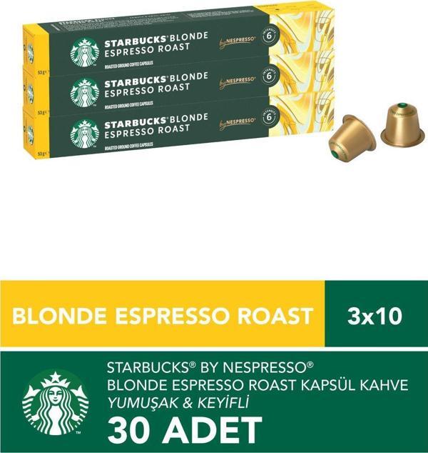 Starbucks By Nespresso Blonde Espresso Kapsül Kahve 3 X 10 adet  - Image 1