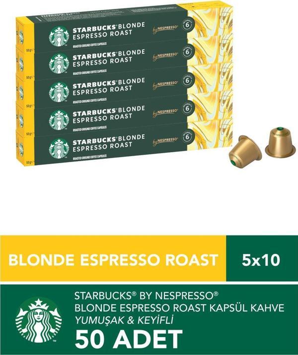 Starbucks By Nespresso Blonde Espresso Kapsül Kahve 5 X 10 adet  - Image 1