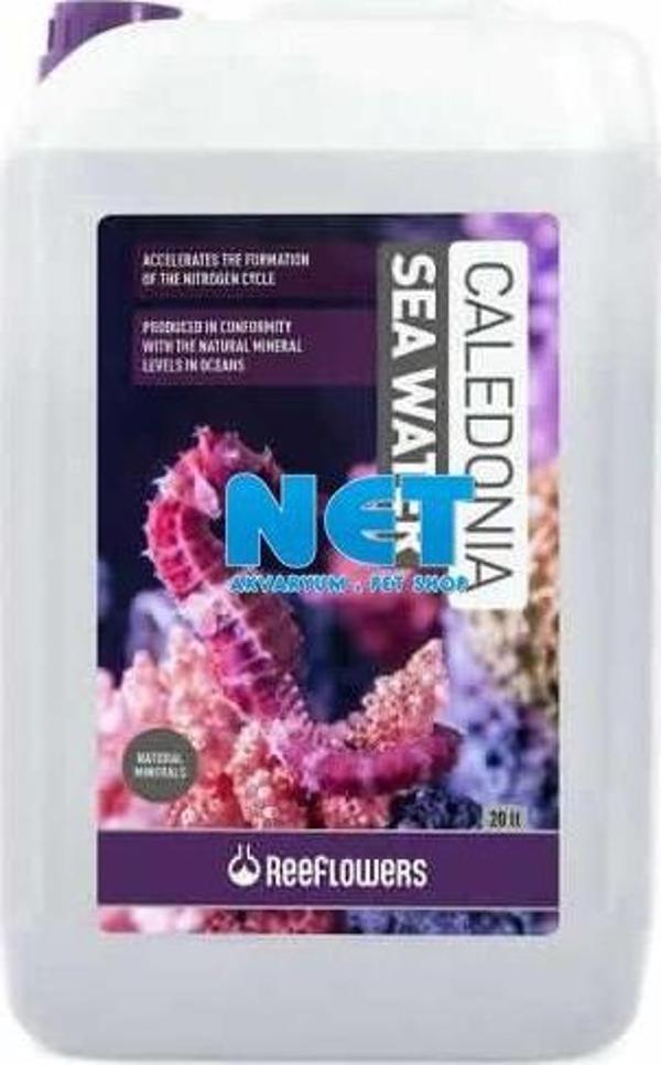 Reeflowers Caledonia Sea Water 20 Lt. Tuzlu Su Akvaryumları İçin Hazır Su - Image 1