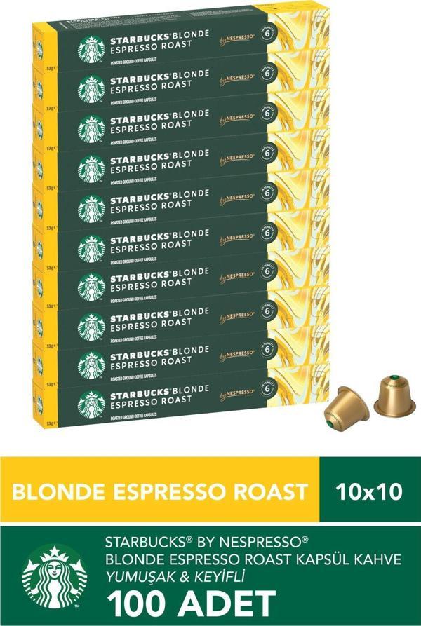 Starbucks By Nespresso Blonde Espresso Kapsül Kahve 10 X 10 adet  - Image 1