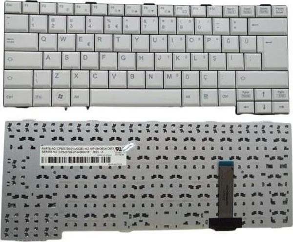 Fujitsu Siemens Lifebook E751 E752 S751 S752 S760 Notebook Klavyesi - Beyaz - TR / NBKL0802 - Image 1