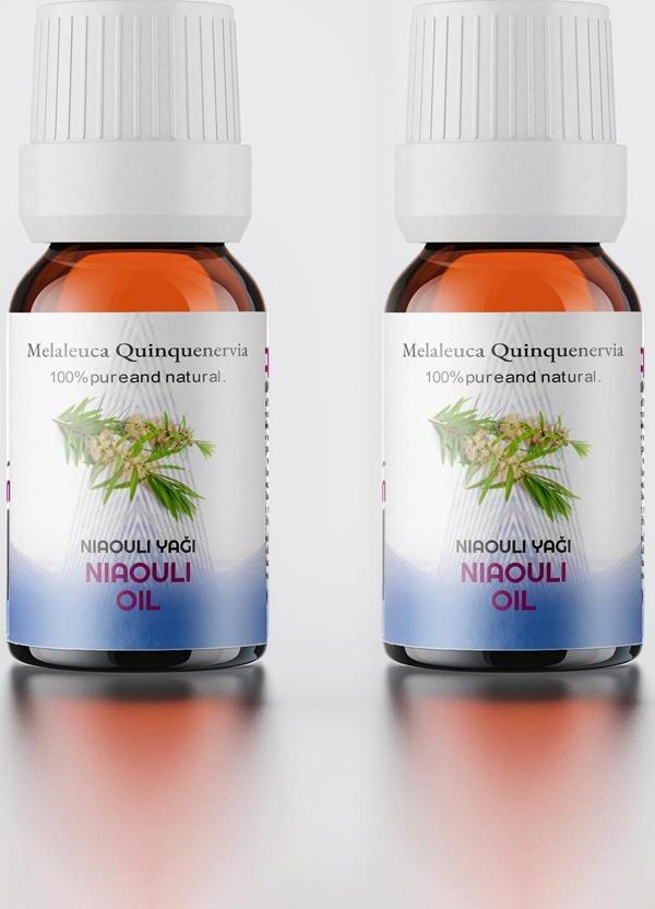 Nioli Uçucu Yağı %100 Doğal Seyreltilmemiş 2li Set ( Niaouli Essential Oil) 2x10 Ml+Sprey Başlık - Image 1