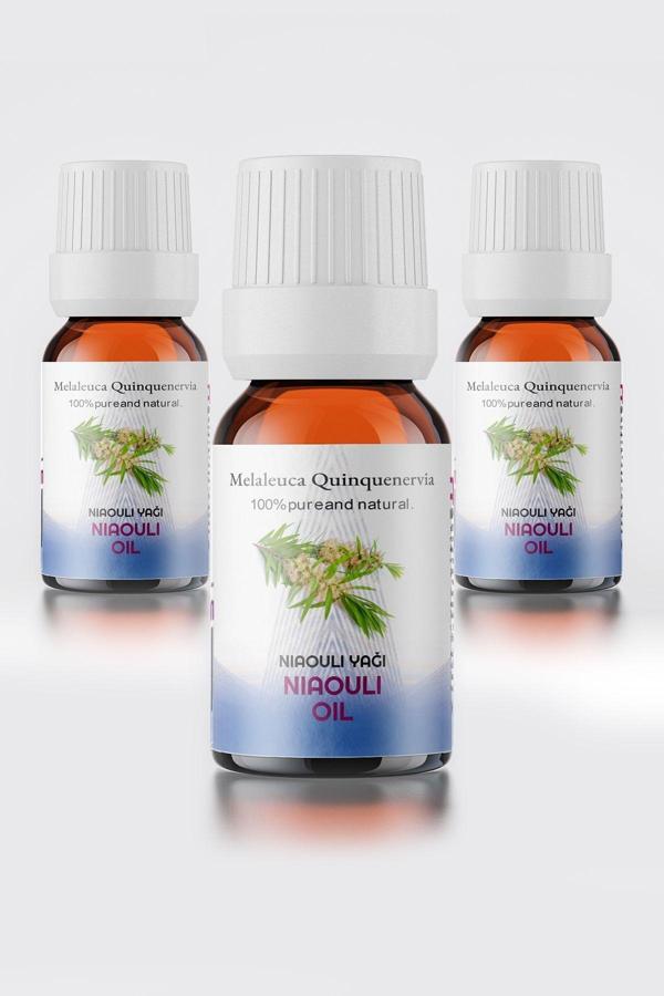 Nioli Uçucu Yağı %100 Doğal Seyreltilmemiş 3'lü Set ( Niaouli Essential Oil) 3x10 Ml - Image 1