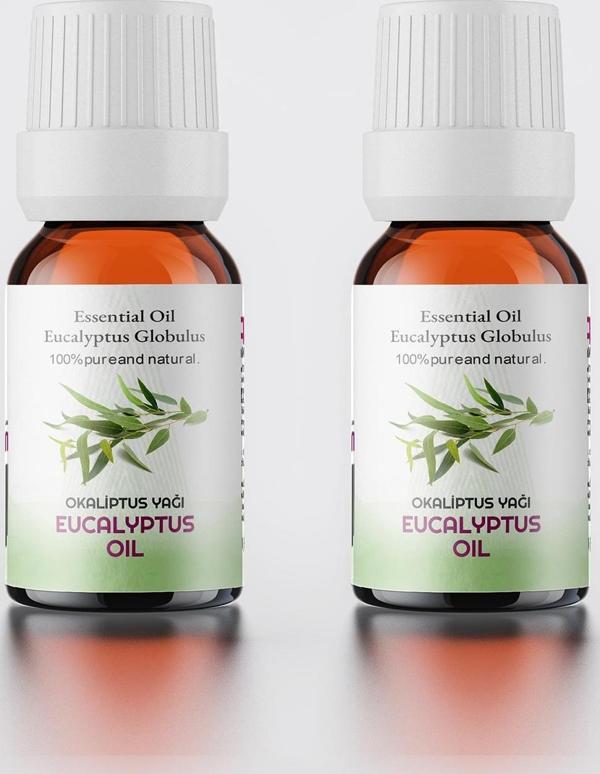Okaliptus Uçucu Yağı %100 Saf 2li Set ( Eucalyptus Oil ) 2x10 ml - Image 1