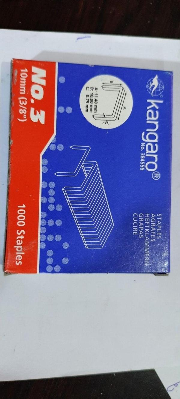 Çağlar Nalbur Hırdavat Kangaro No:3 Zımba Teli (10Mm)-1000 Adetli Paket - Image 1