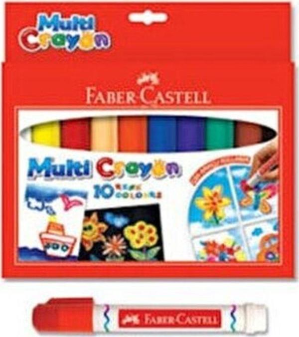 Carrefour Fbr-Cstll Multi Crayon Pstl Boya 10 Renk - Image 1