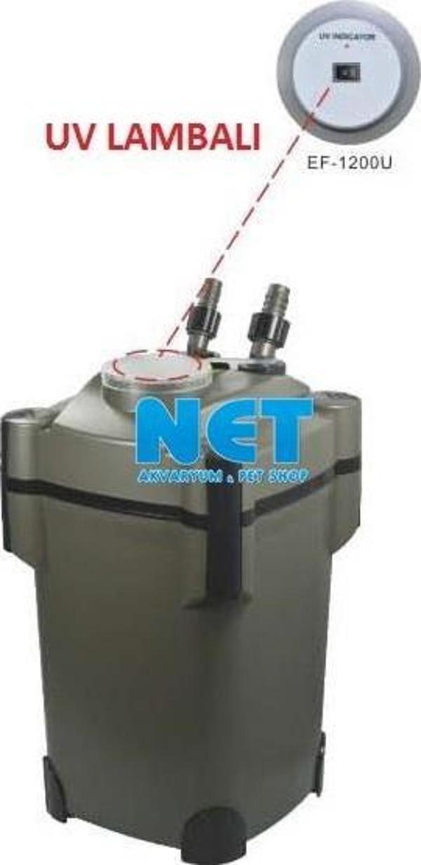 RESUN EF 1200 UV Lİ DIŞ Filtre 1200 L/H  - Image 1