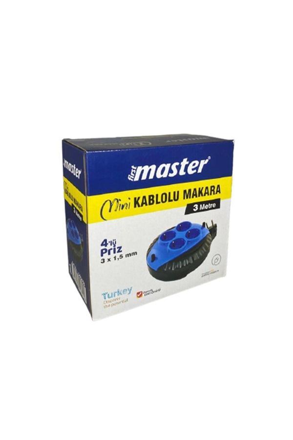 Master Mini Kablolu Makara 4'Lü 3 Metre 3X1.5 Mm - Image 1