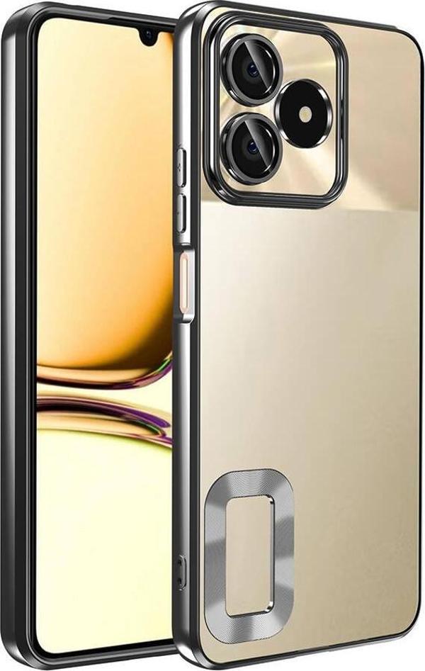 Realme Note 50 Uyumlu Kamera Korumalı Logo Yeri Açık Lazer Lesim Silikon Kılıf - Image 1