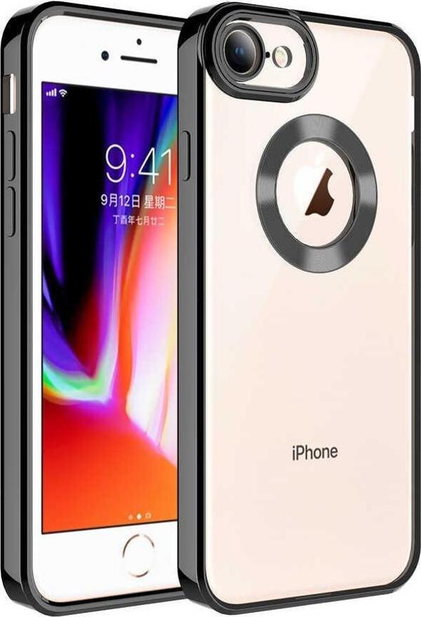 iPhone 7-8-SE 2020 Uyumlu Kamera Korumalı Logo Yeri Açık Lazer Lesim Silikon Kılıf - Image 1