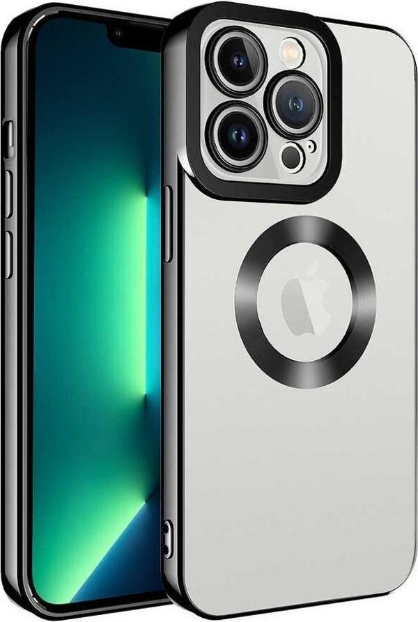 iPhone 14 Pro Uyumlu Kamera Korumalı Logo Yeri Açık Lazer Lesim Silikon Kılıf - Image 1