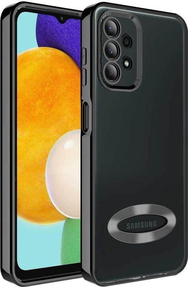 Samsung Galaxy A23 Uyumlu Kamera Korumalı Logo Yeri Açık Lazer Lesim Silikon Kılıf - Image 1