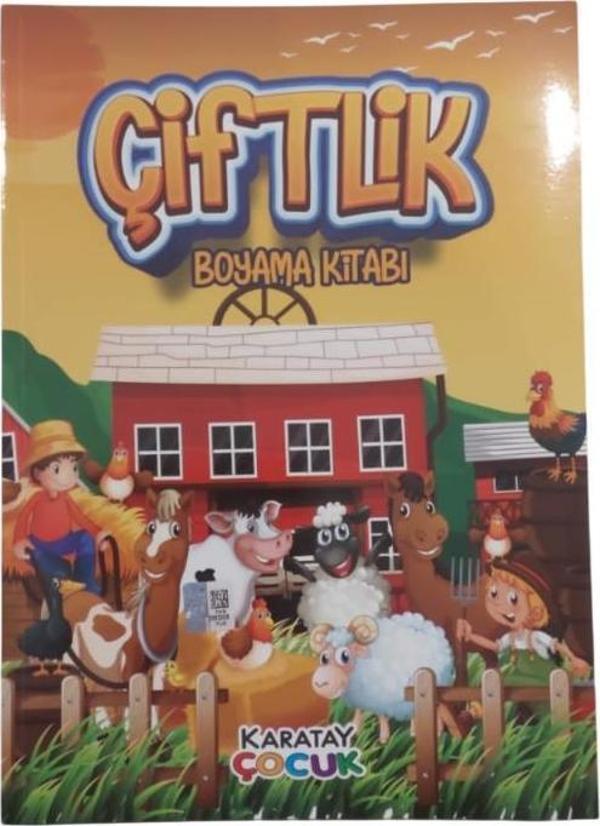 Karatay Yayınları 4E Çiftlik Boyama Kitabı 128 Sayfa - Image 1