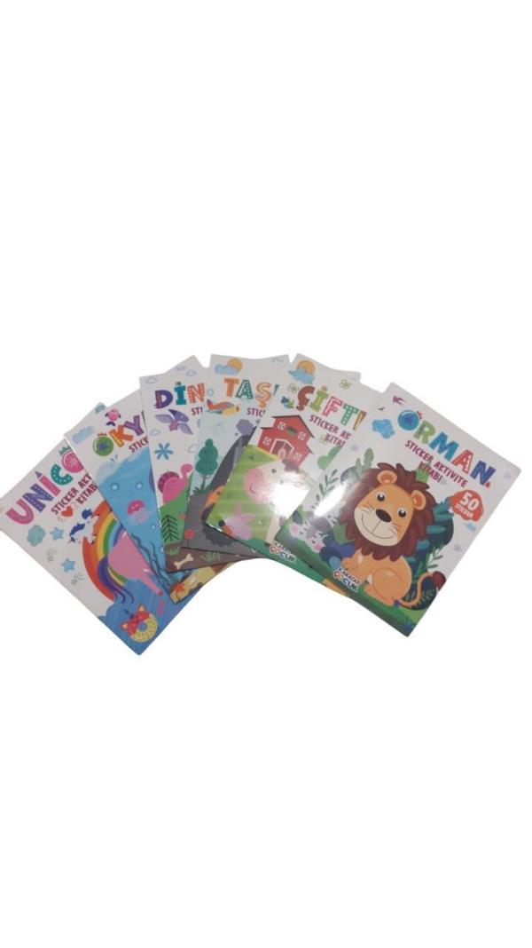 Karatay Yayınları 4E 50 Sticker Aktivite Kitabı (6 Lı Set) - Image 1