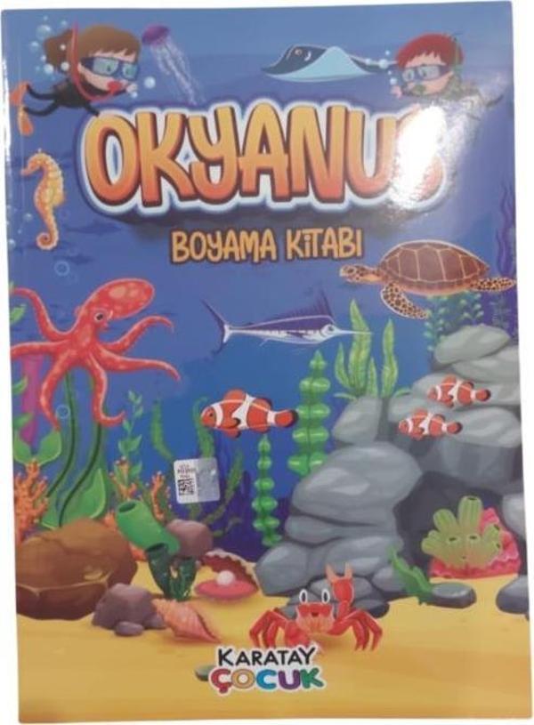 Karatay Yayınları 4E Okyanus Boyama Kitabı 128 Sayfa - Image 1