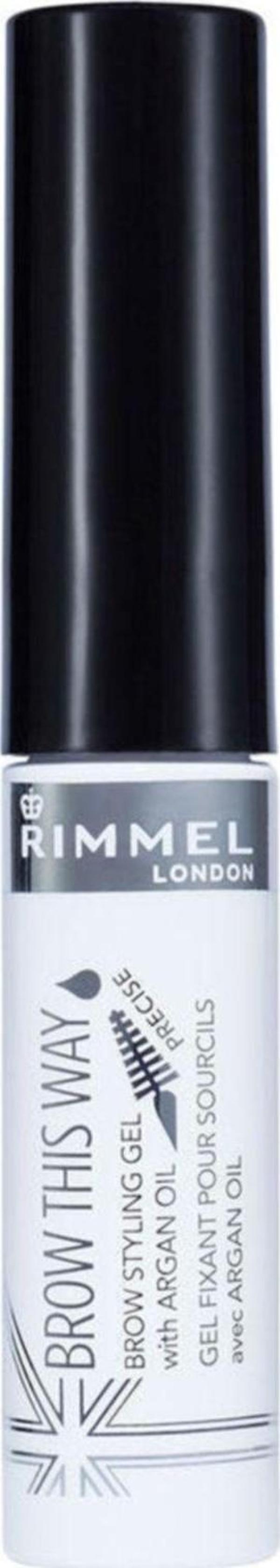 Rımmel London Kaş Jeli - Brow This Way Gel With Argan Oil Clear - Image 1