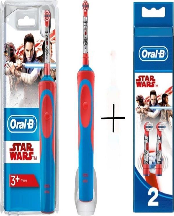Oral-B Çocuklar İçin Şarj Edilebilir Diş Fırçası Star Wars + 2'Li Başlık - Image 1