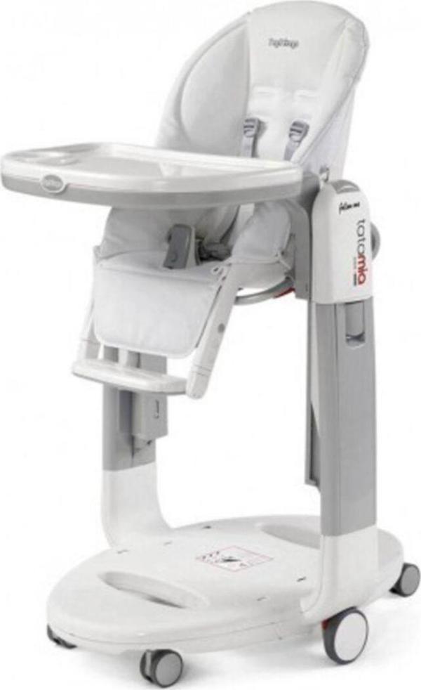 Peg Perego Tatamia Follow Me Latte Beyaz Unisex Bebek Mama Sandalyesi - Image 1