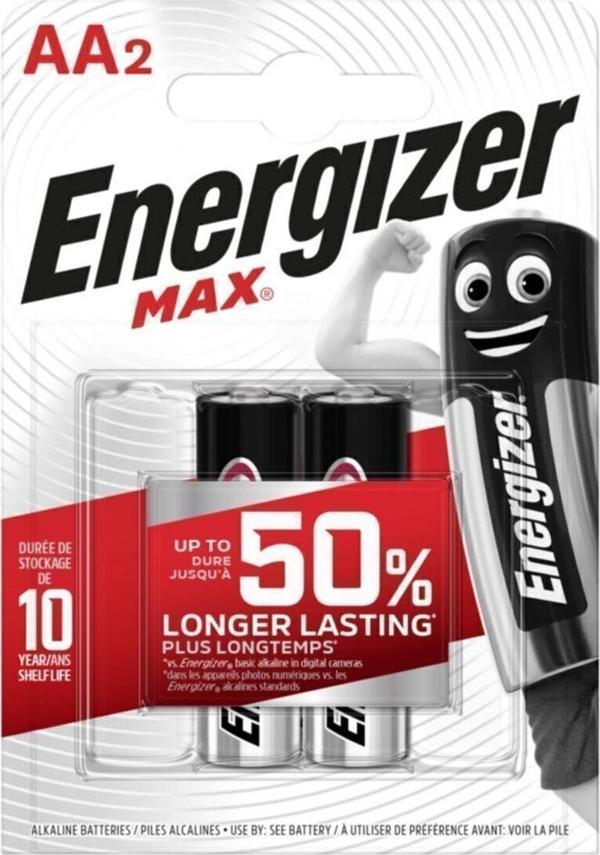 Energizer Max Alk Aa 2'Li - Image 1