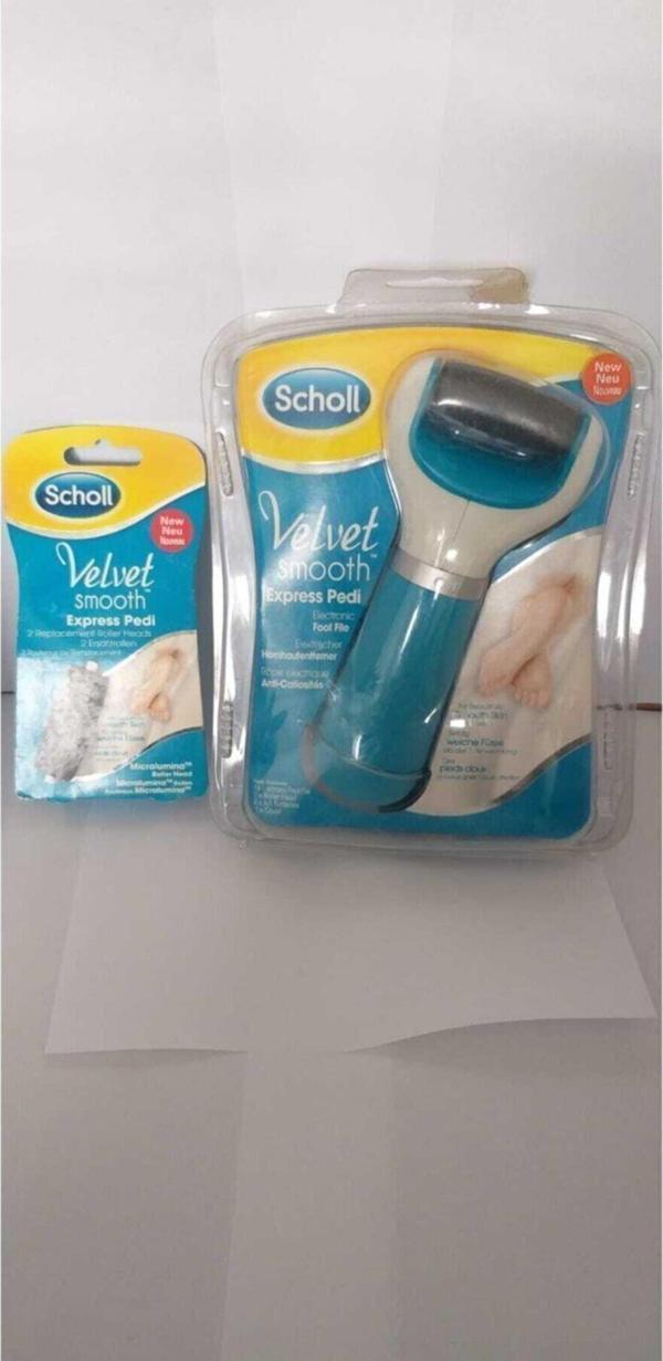 Scholl Velvet Smooth Ayak Törpüsü + 2'Li Yedek Başlık - Image 1