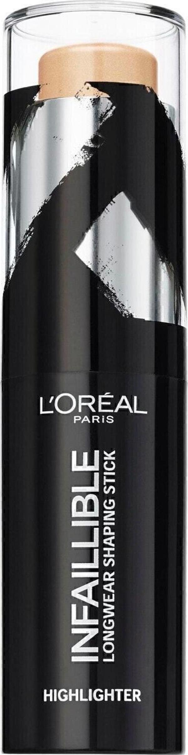 L'Oréal Paris Stick Aydınlatıcı - Infaillible Shaping Stick 502 Gold İs Cold 3600523533497 - Image 1